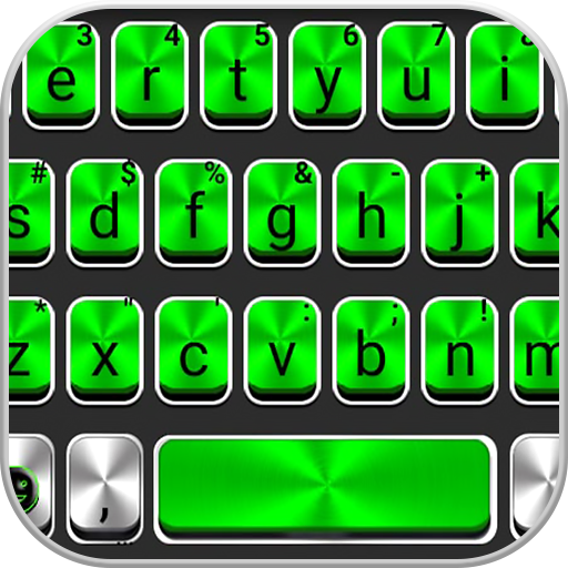 Metal Green Tech Tastatur-Them