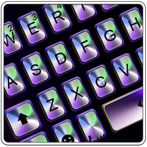 Metal 3d Laser Tastatur-Thema