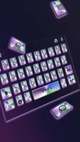 Tema Keyboard Metal 3d Laser screenshot 1