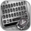 Metallic Silver Tastaturhinter
