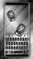 Metallic Silver Plakat
