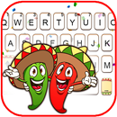 خلفية الكيبورد Mexican Chilis APK