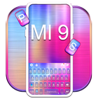 最新版、クールな Mi 9 のテーマキーボード アイコン