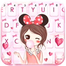 الكيبورد Minny Bow Girl APK