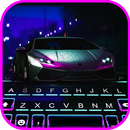 Фон клавиатуры Midnight Racing APK