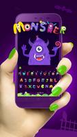 Grimace Monster Keyboard poster