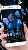 Tema Keyboard Moon Phase Cartaz
