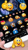 Tema Keyboard Moon Phase imagem de tela 1
