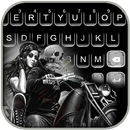 Motorcycle Skull Klavye Teması APK
