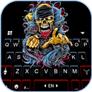 خلفية الكيبورد Mummy Skull APK