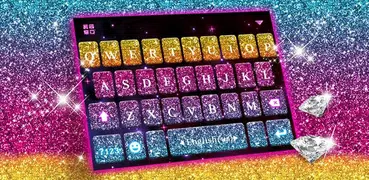 Color Glitter Keyboard