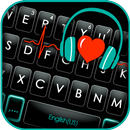 ثيم لوحة المفاتيح Music Love H APK