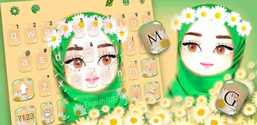 最新版、クールな Muslim Flower Girl のテ