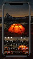 Nature Starry Camp Keyboard Ba poster