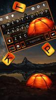 Nature Starry Camp Keyboard Ba screenshot 1