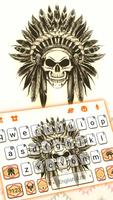 Fond de clavier Native Indian  Affiche