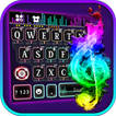 Neon Music Dj 2 Keyboard Theme