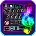 Neon Music Dj 2 Keyboard Theme