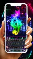Neon Music Dj 2 Keyboard Theme poster