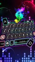 Neon Music Dj 2 Keyboard Theme screenshot 1