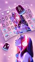 Neon Music Girl स्क्रीनशॉट 1