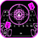 Neon Magic Star Keyboard Backg APK