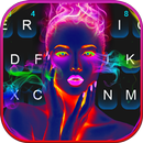 Neon Makeup Klavye Teması APK