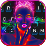 Chủ Đề Bàn Phím Neon Makeup biểu tượng