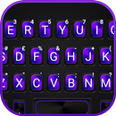 Thème de clavier Neon Metal Bu APK