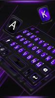 Tema Keyboard Neon Metal Busin screenshot 1