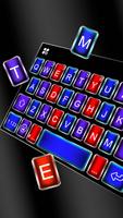 Fond de clavier Neon Metal Col capture d'écran 1