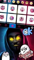 Fundo do Teclado Neon Anonymou imagem de tela 2