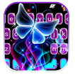 Neon Butterfly Sparkle Keyboar