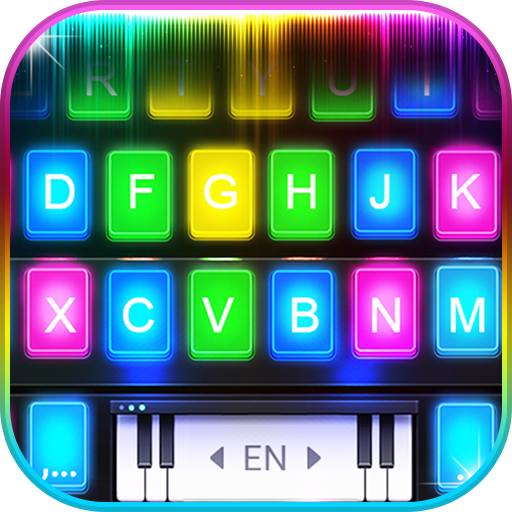 Neon Beam Piano Lights Tema Ta