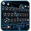 Teclado Neon Black Blue