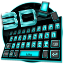 Neon Black 3d Tema de teclado APK