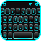 الكيبورد Neon Blue Black أيقونة