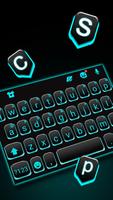 الكيبورد Neon Blue Black تصوير الشاشة 1