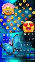 Neon Blue Butterfly screenshot 2