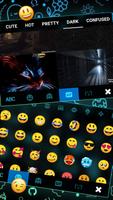 Fundo do Teclado Neon Blue Doo imagem de tela 3