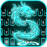 Neon Blue Dragon icône