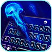 Fundo do Teclado Neon Blue Jel