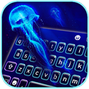 Neon Blue Jellyfish Fondo de t APK
