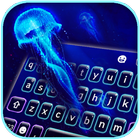 Fundo do Teclado Neon Blue Jel ícone
