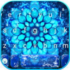 Thème de clavier Neon Blue Man icône