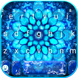Thème de clavier Neon Blue Man icône