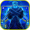 Teclado Neon Blue Ninja