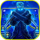 Teclado Neon Blue Ninja APK
