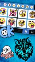 Neon Blue Wolf Screenshot 2