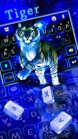 Bàn phím Neon Blue Tiger King ảnh chụp màn hình 1